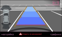 Дисплей MMI: выравнивание автомобиля